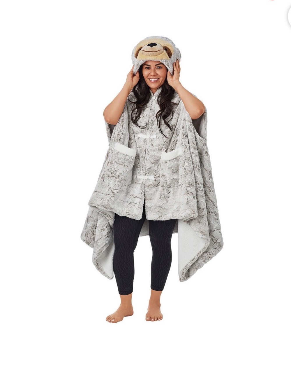 Sloth fuzzy onesie